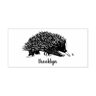 Niedliche Echodina mit Bienenabbildungen Gummistempel