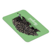 Niedliche Echodina mit Bienenabbildungen Magnet (Rechte Seite)