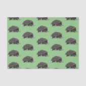 Niedliche Echodina mit Bienenabbildungen Seidenpapier (Vorderseite)