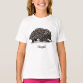 Niedliche Echodina mit Bienenabbildungen T-Shirt (Vorderseite)