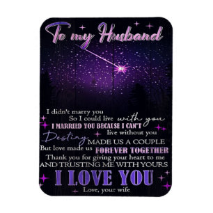 Niedliche Ehefrau zu meinem Geschenk für den Ehema Magnet
