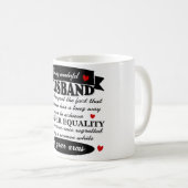 niedliche Ehefrau zum Ehemann Kaffeetasse (VorderseiteRechts)