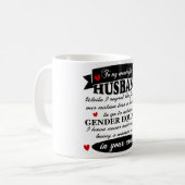 niedliche Ehefrau zum Ehemann Kaffeetasse (Vorderseite Links)