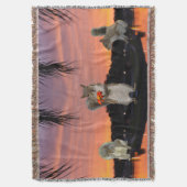 Niedliche Eichhörnchen bei Sonnenuntergang Decke (Vorderseite Vertikal)