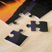 Niedliche Eichhörnchen bei Sonnenuntergang Puzzle (Seite)