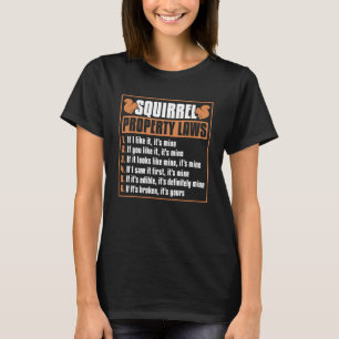 Niedliche Eichhörnchen-Besitzrechte für Rodnerhörn T-Shirt