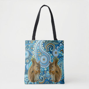 Niedliche Eichhörnchen-bunte Taschen-Tasche Tasche