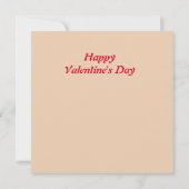 Niedliche Eichhörnchen in Liebe Karte (Rückseite)