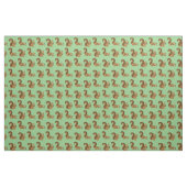 Niedliche Eichhörnchen Kinder Cartoon Stoff (Fat Quarter (45,7 x 55,9 cm))