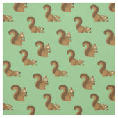 Niedliche Eichhörnchen Kinder Cartoon Stoff (Muster)