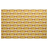 Niedliche Eichhörnchen-Muster-Grafik Stoff (Yard (91,4 cm))