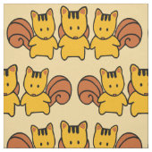 Niedliche Eichhörnchen-Muster-Grafik Stoff (Muster)