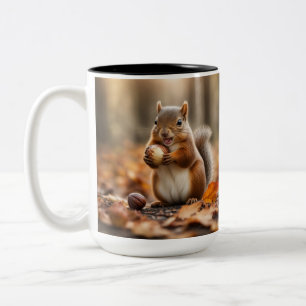 Niedliche Eichhörnchen-Tasse Zweifarbige Tasse