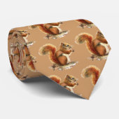 Niedliche Eichhörnchen, tierischer Spaß Krawatte (Gerollt)