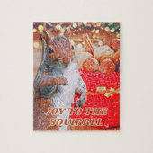 Niedliche Eichhörnchenfamilie Puzzle (Vertikal)