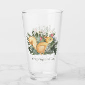 niedliche Eichhörnchenfrau Glas (Vorderseite)
