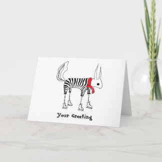 Niedliche Eichhörnchengrüße Karte