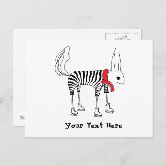 Niedliche Eichhörnchengrüße Postkarte (Vorne/Hinten)