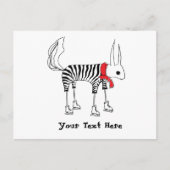 Niedliche Eichhörnchengrüße Postkarte (Vorderseite)