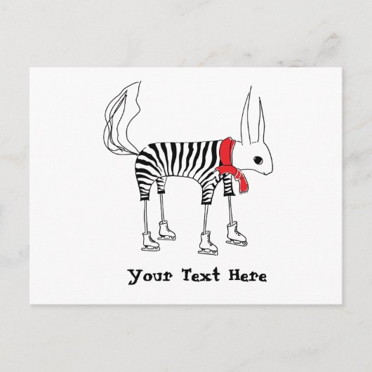 Niedliche Eichhörnchengrüße Postkarte (Vorderseite)