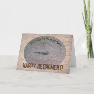 Niedliche Eichhörnchenruhekarte Karte