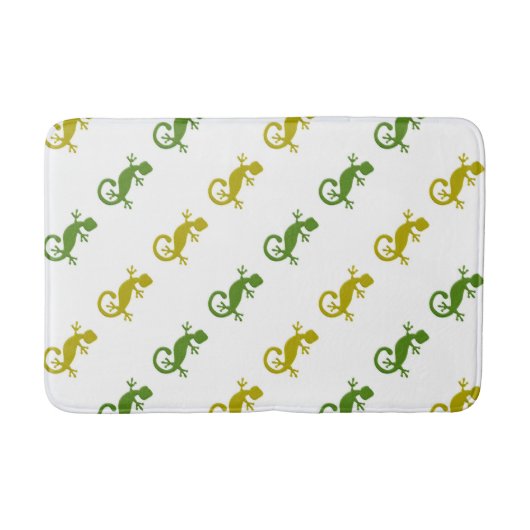 Niedliche Eidechsen Badematte (Vorderseite)