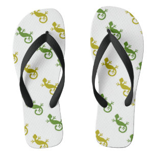 Niedliche Eidechsen Badesandalen