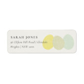 NIEDLICHE EIER-ADRESSE DES PASTELS EASTER (Vorne)