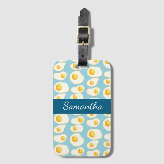 Niedliche Eier Gepäckanhänger (Vorderseite Vertikal)