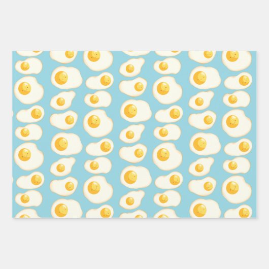 Niedliche Eier Geschenkpapier Set (Vorderseite)