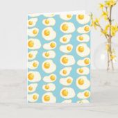 Niedliche Eier Karte (Gelbe Blume)