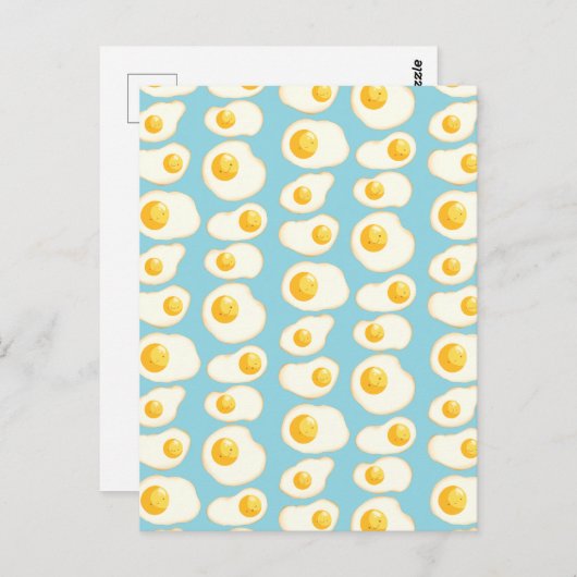 Niedliche Eier Postkarte (Vorne/Hinten)