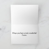 Niedliche Eier & Süßigkeiten Frohe Ostern Feiertagskarte (Innenseite)