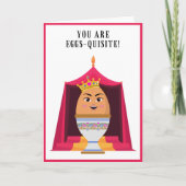 Niedliche Eierkarte Dankeskarte (Vorderseite)