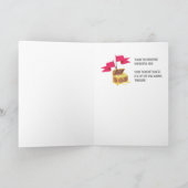 Niedliche Eierkarte Dankeskarte (Innenseite)