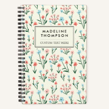 Niedliche einfache botanische Rosa Blauer Blume