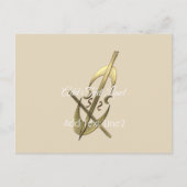 Niedliche einfache Chic Gold Cello Musik Danke Kar Postkarte (Vorderseite)