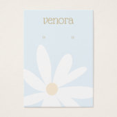 Niedliche Einfache Daisy-Bläserhörkarte (Vorderseite)