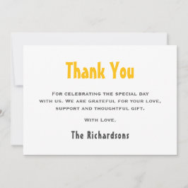 Niedliche einfache erste Reise rund um die Sonne 1 Dankeskarte