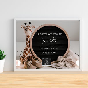 Niedliche, einfache neurale Ankündigung einer digi Poster