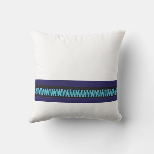 niedliche, einfache Postgestaltung Kissen (Rückseite)