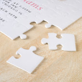 Niedliche, einfache Puppy Personalisiert Baby Dusc Puzzle (Seite)