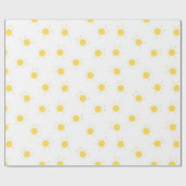 Niedliche, einfache Sonnensegel Babydusche Geschenkpapier (Flach)