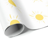 Niedliche, einfache Sonnensegel Babydusche Geschenkpapier (Rolleneckpunkt)