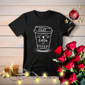 Niedliche, einfache Spaß Oops, aber Kaffee zuerst  T-Shirt