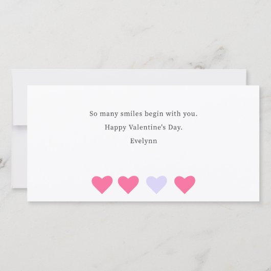 Niedliche Einfache Wasserfarben - Walliser Flachbi (Rückseite)