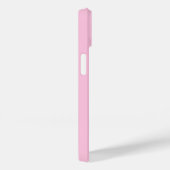 Niedliche, einfache, weiße Daisy Design Soft Pink Case-Mate iPhone Hülle (Rückseite / Rechts)