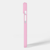 Niedliche, einfache, weiße Daisy Design Soft Pink Case-Mate iPhone Hülle (Rückseite / Links)