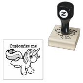 Niedliche Einhorn-Briefmarke Gummistempel (Stempel)