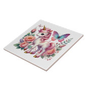 Niedliche Einhorn-Fantasie-Girls-Zimmer Fliese (Seite)